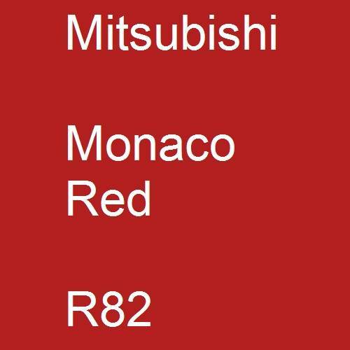 Mitsubishi, Monaco Red, R82.